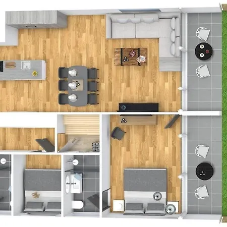 Exklusiv Wohnen In Hervorragender Lage Mit Privater Sauna, 3 Sz, 2 Bäder Und Terrasse